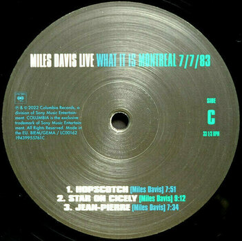 Vinyl Record Miles Davis - Live In Montreal (RSD 22) (2 LP) - 4