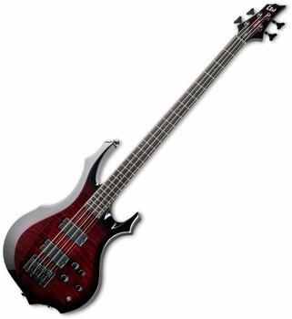 Електрическа баскитара ESP LTD F-1004 See-Thru Black Cherry Sunburst - 3