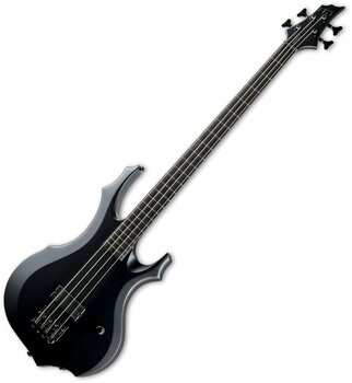 E-Bass ESP LTD F4 Black Metal Satin - 3