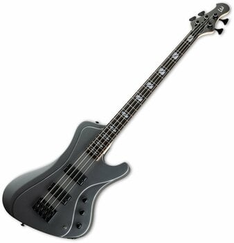 4-string Bassguitar ESP LTD JC-4 John Campbell Dark Grey Metallic Satin - 3