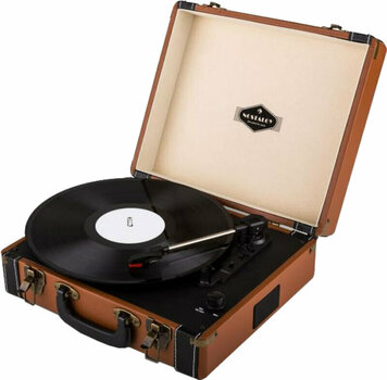 Portable turntable
 Auna Jerry Lee USB Brown - 3