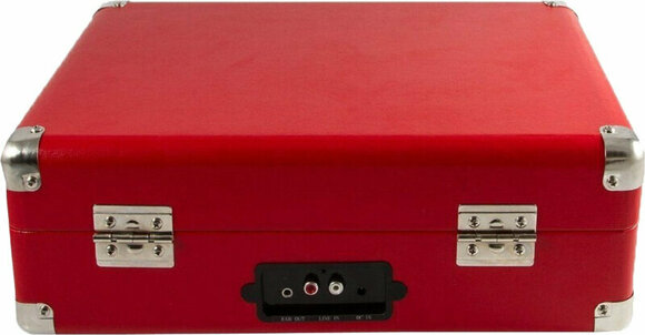 Gira-discos portátil GPO Retro Attache Red - 4