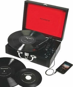Tourne-disque portable Ricatech RTT21 Advanced Noir - 2