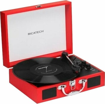 Tourne-disque portable Ricatech RTT21 Advanced Rouge - 2