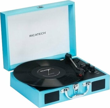 Przenośny gramofon Ricatech RTT21 Advanced Turquoise Blue - 2
