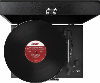 Gira-discos portátil ION Vinyl Transport Preto - 3