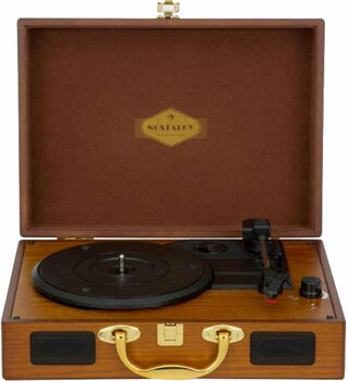 Portable turntable
 Auna Peggy Sue Wood Gold - 2
