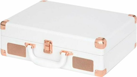 Portable грамофон Auna Peggy Sue White Pink Gold - 3