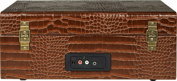Bärbar skivspelare Crosley Voyager Croc Brown Croc - 4