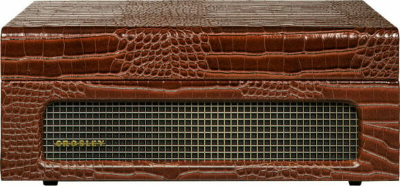 Hordozható lemezjátszó Crosley Voyager Croc Brown Croc - 3