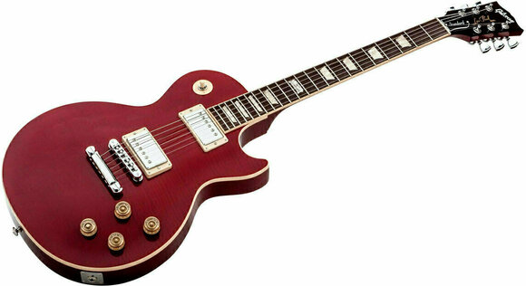 Elektromos gitár Gibson Les Paul Standard Plus 2014 Brilliant Red - 2