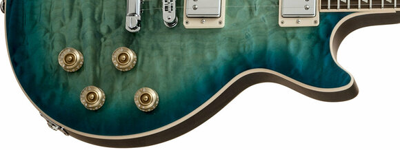 Elektriska gitarrer Gibson Les Paul Standard Premium Quilt 2014 Ocean Water Perimeter - 8