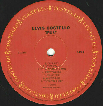 Disco de vinilo Elvis Costello - Trust (LP) - 2