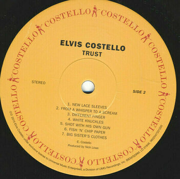 Vinyl Record Elvis Costello - Trust (LP) - 3