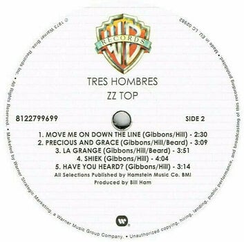 Schallplatte ZZ Top - Tres Hombres (Deluxe Edition) (LP) - 3