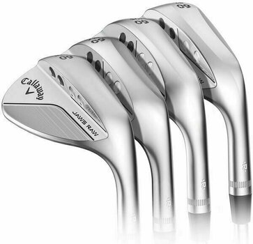 Mazza da golf - wedge Callaway JAWS RAW Chrome Wedge 50-10 S-Grind Steel Left Hand - 8