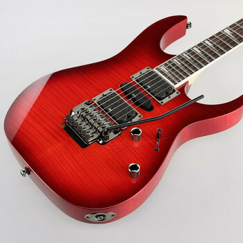 Guitare électrique Ibanez RG 370FMZ Transparent Red Burst - 4
