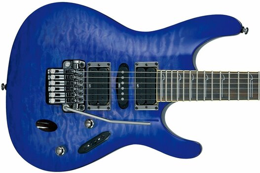Guitare électrique Ibanez S 570DXQM Bright Blue Burst - 4