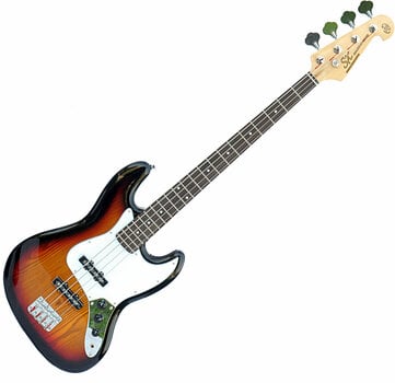 E-Bass SX SB1 Bass Guitar Kit Sunburst - 2