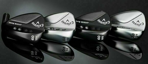 Golfschläger - Wedge Callaway JAWS RAW Black Plasma Wedge 48-10 S-Grind Steel Right Hand - 13