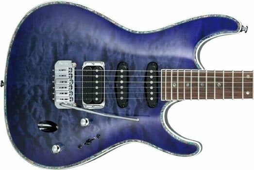 Elektrische gitaar Ibanez SA 360QM Transparent Levender Burst - 4