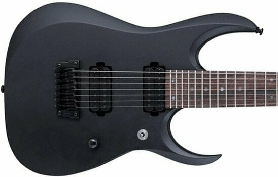 7-strenget elektrisk guitar Ibanez RGD 7421 Black Flat - 2