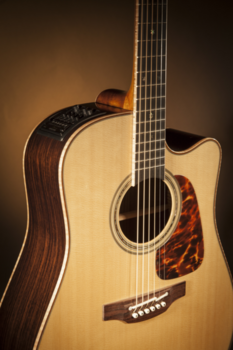 electro-acoustic guitar Takamine P7DC Natural - 6