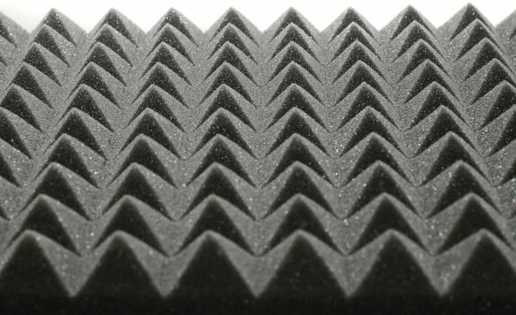 Абсорбиращ панел от пяна Veles-X Acoustic Pyramids Self-Adhesive 30 x 30 x 3 cm - MVSS 302 Anthracite - 3