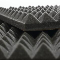 Απορροφητικό Πάνελ Αφρού Veles-X Acoustic Pyramids Self-Adhesive 30 x 30 x 3 cm - MVSS 302 Anthracite Απορροφητικό Πάνελ Αφρού - 4