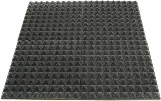 Абсорбиращ панел от пяна Veles-X Acoustic Pyramids Self-Adhesive 30 x 30 x 3 cm - MVSS 302 Anthracite - 8