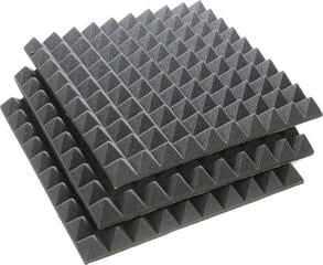 Απορροφητικό Πάνελ Αφρού Veles-X Acoustic Pyramids Self-Adhesive 50 x 50 x 5 cm - MVSS 302 Anthracite Απορροφητικό Πάνελ Αφρού - 5