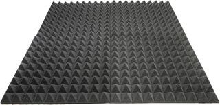 Απορροφητικό Πάνελ Αφρού Veles-X Acoustic Pyramids Self-Adhesive 50 x 50 x 5 cm - MVSS 302 Anthracite Απορροφητικό Πάνελ Αφρού - 6