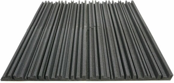 Absorpčný panel penový Veles-X Acoustic Self-Adhesive Wedges 50 x 50 x 5 cm - MVSS 302 Anthracite - 8
