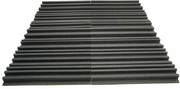 Absorpčný panel penový Veles-X Acoustic Self-Adhesive Wedges 50 x 50 x 5 cm - MVSS 302 Anthracite - 9