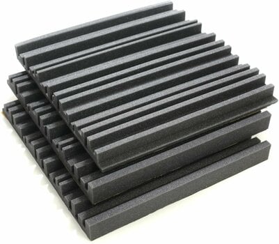 Chłonny panel piankowy Veles-X Acoustic Self-Adhesive Wedges 50 x 50 x 5 cm - MVSS 302 Anthracite - 6