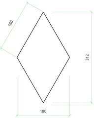 Chłonny panel piankowy Veles-X Acoustic Hexagon Anthracite Chłonny panel piankowy - 6