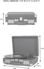 Portable turntable
 Crosley Cruiser Plus Burgundy Portable turntable - 6