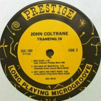 Disco de vinil John Coltrane - Traneing In (with the Red Garland Trio) (2 LP) - 3