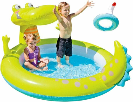 Aufblasbares Schwimmbecken Marimex Inflatable pool with a crocodile-shaped fountain - 2