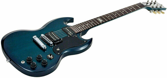 Chitarra Elettrica Gibson SG Futura 2014 w/Min E Tune Pacific Blue Vintage Gloss - 3