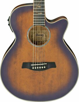 Elektroakustinen kitara Ibanez AEG 40II Open Pore Antique Brown Sunburst - 4