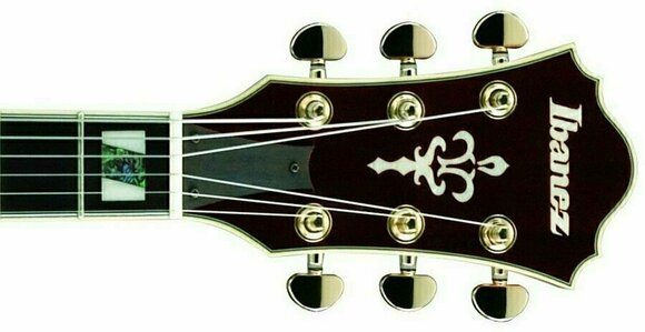 Semiakustická kytara Ibanez AF155-AWB Aged Whiskey Burst - 2