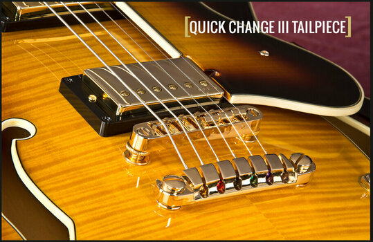 Semi-akoestische gitaar Ibanez AS153-AYS Antique Yellow Sunburst - 5