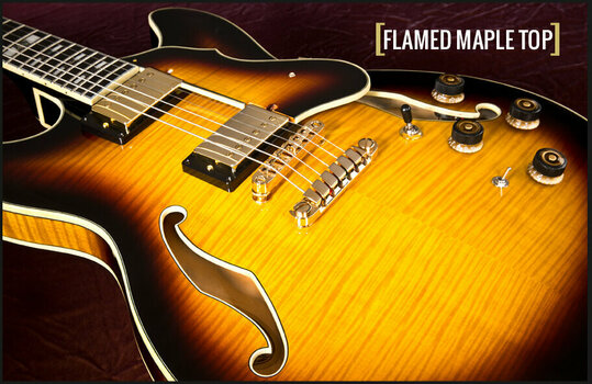 Semi-Acoustic Guitar Ibanez AS153-AYS Antique Yellow Sunburst - 7