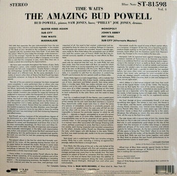 Hanglemez Bud Powell - Time Waits: The Amazing Bud Powell, Vol.4 (LP) - 5