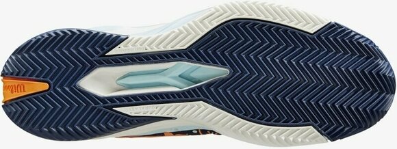 Pánské tenisové boty Wilson Rush Pro 4.0 Mens Tennis Shoe Peacoat/Clear Water/Orange Tiger 44 Pánské tenisové boty - 6