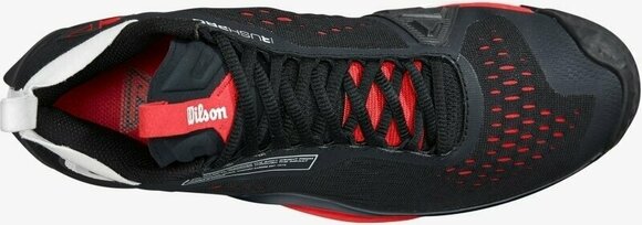 Chaussures de tennis pour hommes Wilson Rush Pro Surge Mens Tennis Shoe Black/White/Poppy Red 45 1/3 Chaussures de tennis pour hommes - 5