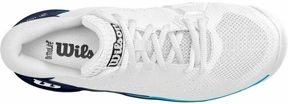 Men´s Tennis Shoes Wilson Rush Pro Ace Mens Tennis Shoe White/Peacoat/Vivid Blue 43 1/3 Men´s Tennis Shoes - 5