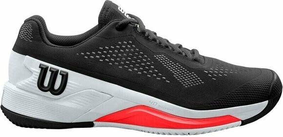 Chaussures de tennis pour hommes Wilson Rush Pro 4.0 Mens Tennis Shoe Black/White/Poppy Red 41 1/3 Chaussures de tennis pour hommes - 2