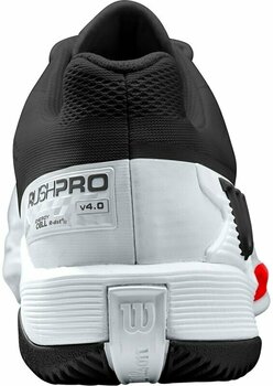 Zapatillas Tenis de Hombre Wilson Rush Pro 4.0 Mens Tennis Shoe Black/White/Poppy Red 44 Zapatillas Tenis de Hombre - 4